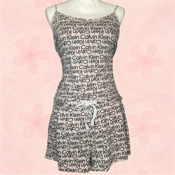 Calvin Klein Other - Calvin Klein Logo Print Lounge Set – Tank & Shorts, Size XL